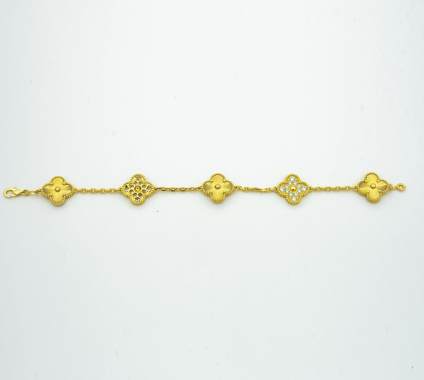 [Kincade Jewelery]Kincade BRACELET 5 MOTIFS GOLD DIAMOND