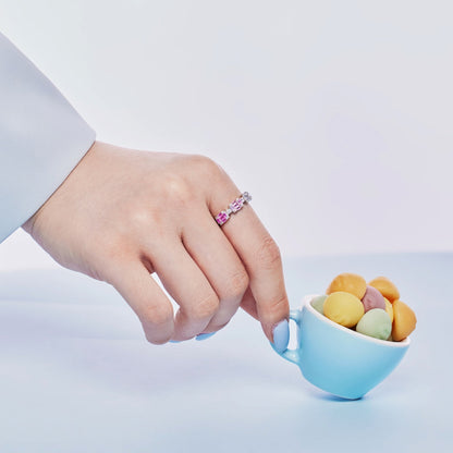 [Kincade Jewelrys]Unique Colorful Emerald Cut Party Ring