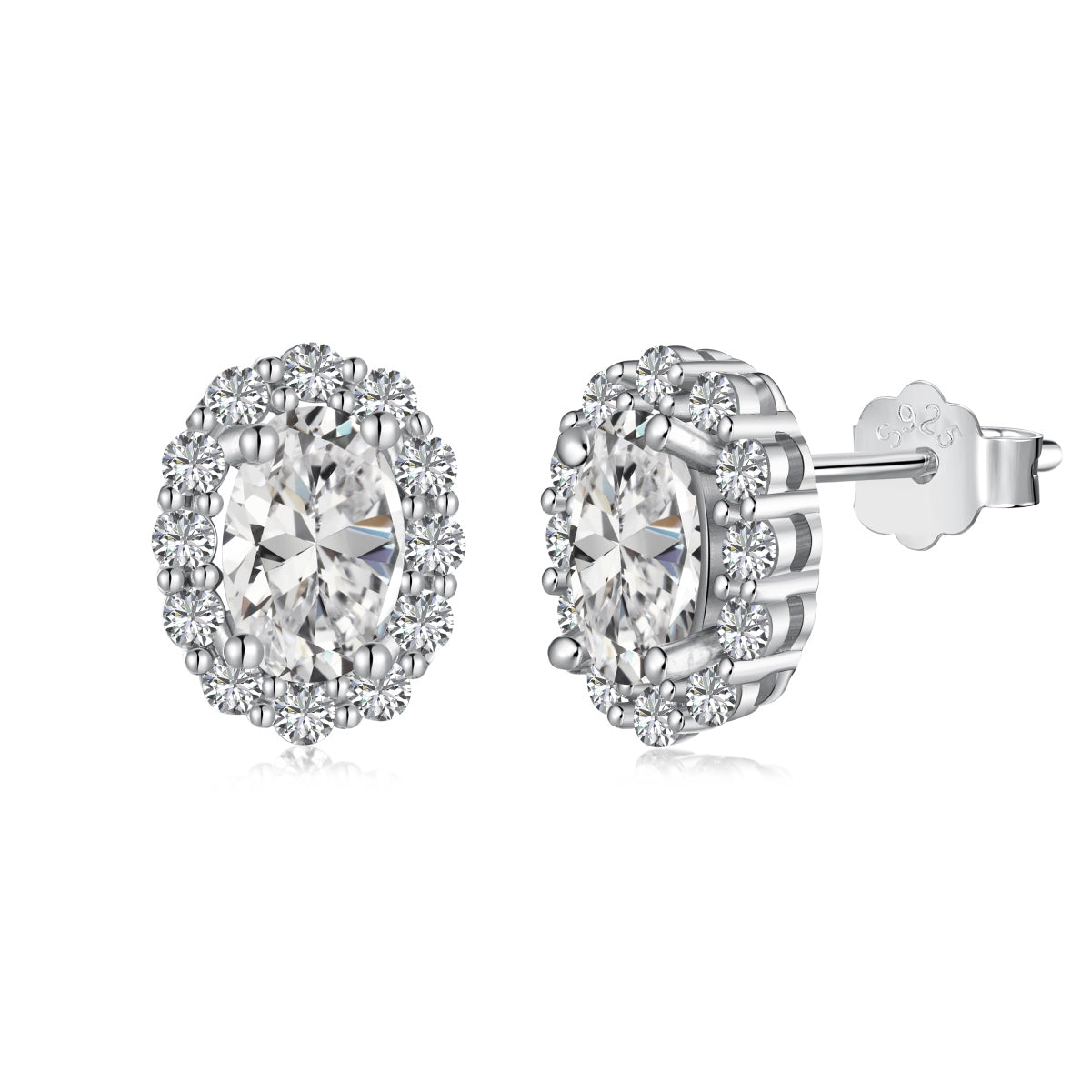 [Kincade Jewelery]Delicate Unique Oval Cut Daily Earrings