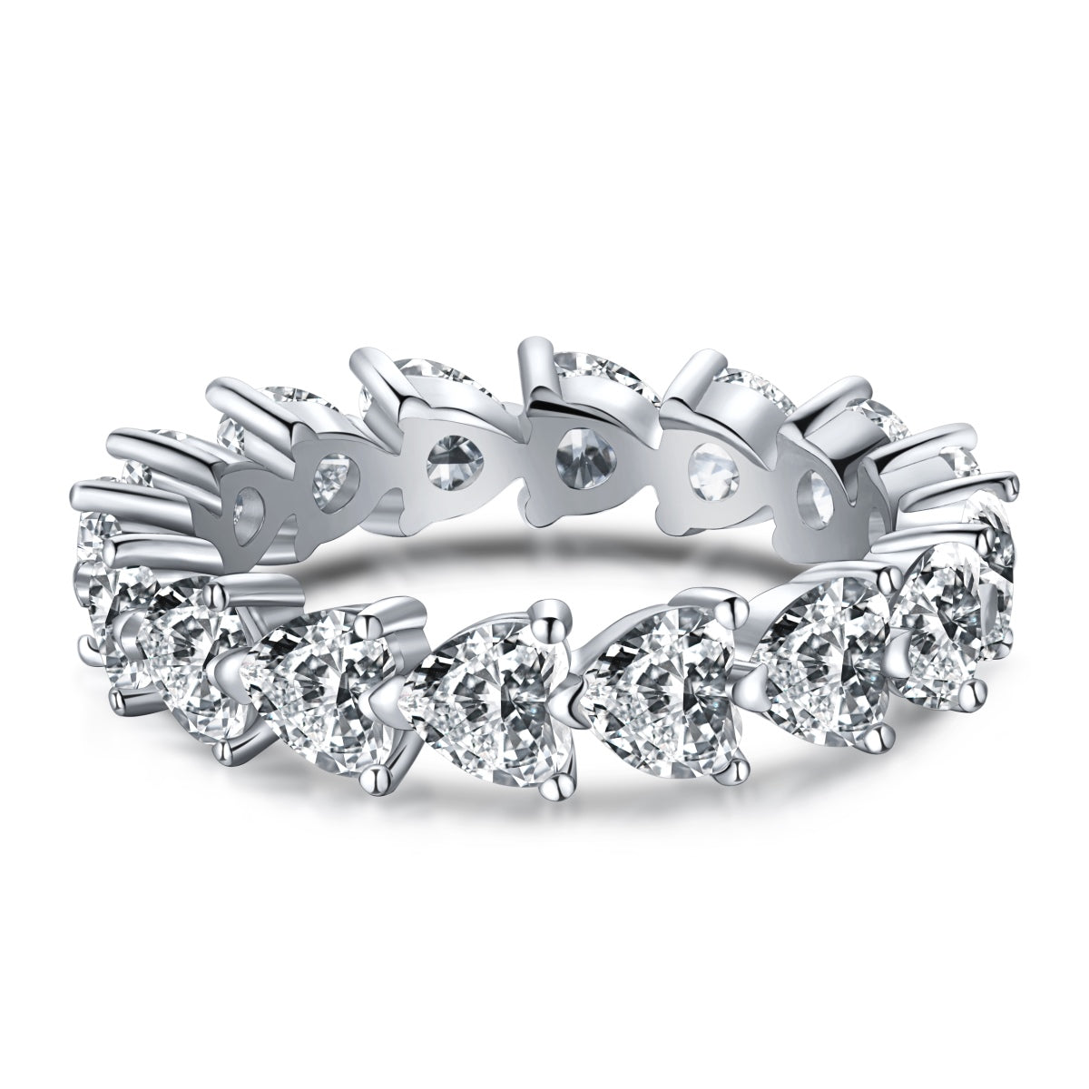 [Kincade Jewelery]0.25 Carat Radiant Romance Heart Cut Lover Ring