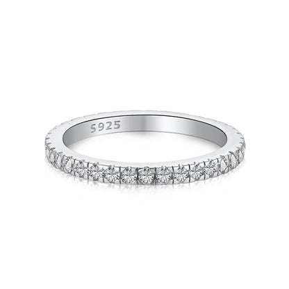 [Kincade Jewelery]Delicate Sparkling Round Cut Daily Ring