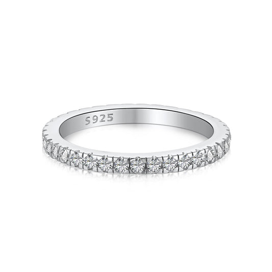 [Kincade Jewelery]Delicate Sparkling Round Cut Daily Ring