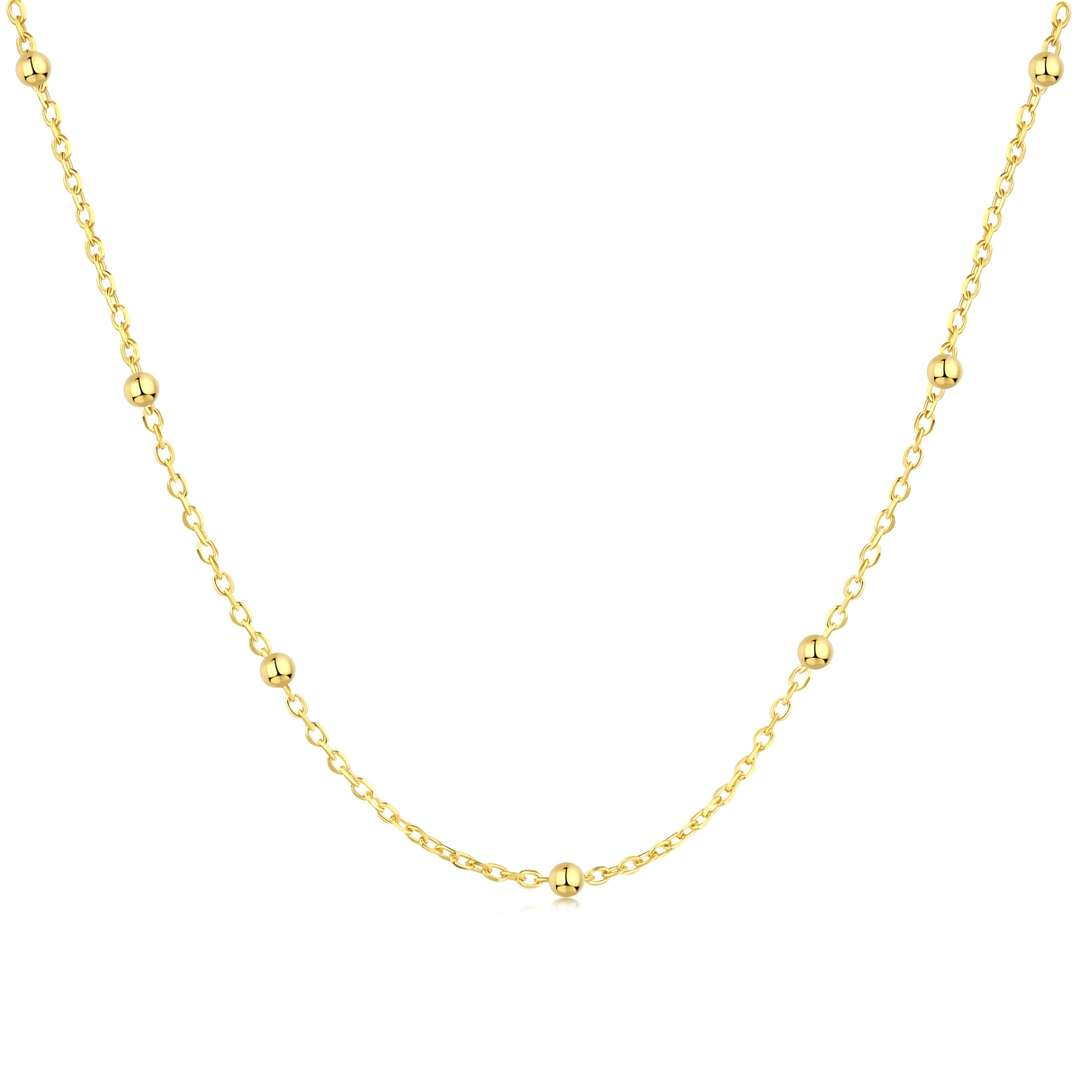 [Kincade Jewelrys]Small Bead Clavicle Chain Simple Necklace