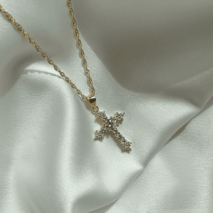 [Kincade Jewelrys]Delicate Cross Shape Necklace