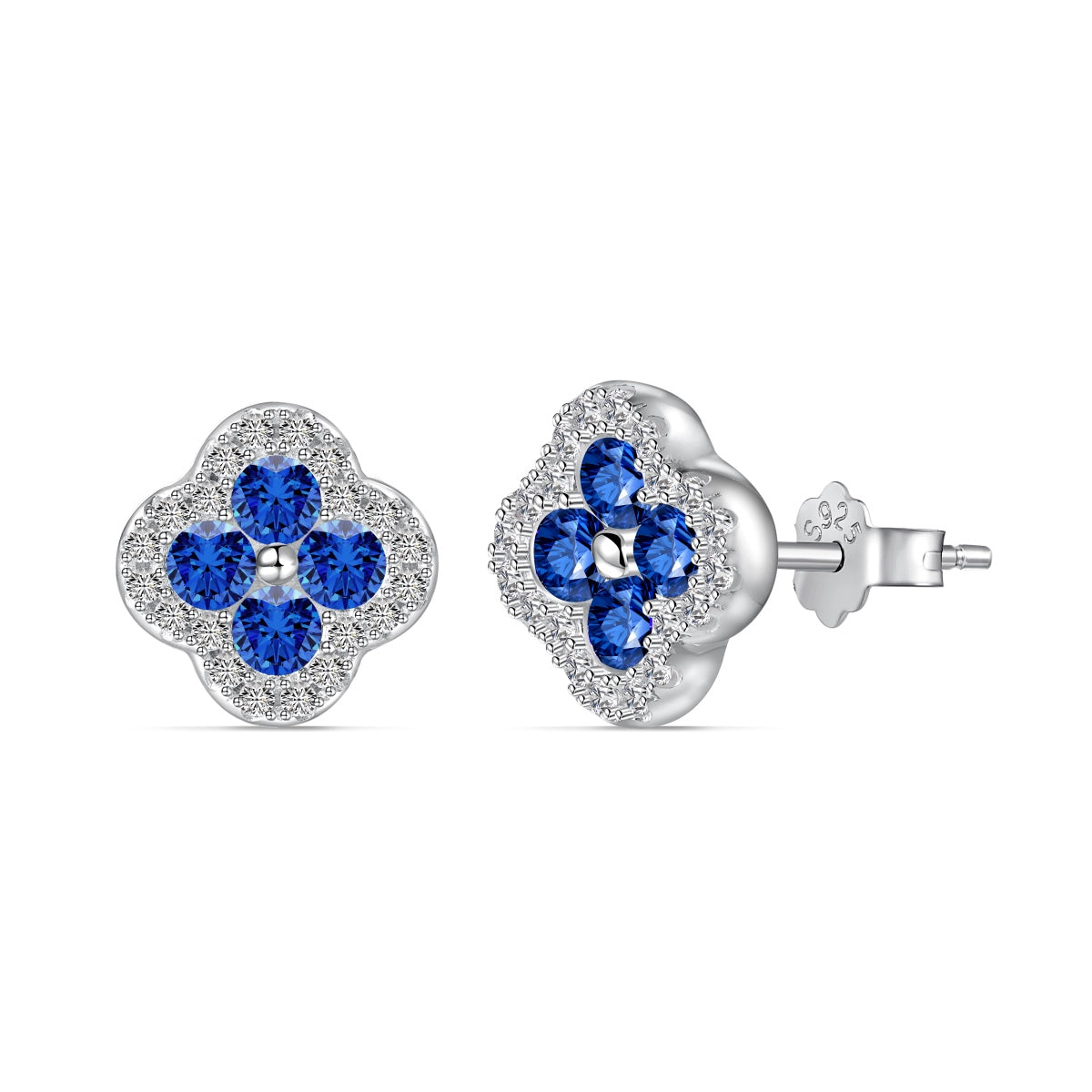 [Kincade Jewelery]Four-Leaf Kincade Flower Shaped Earrings
