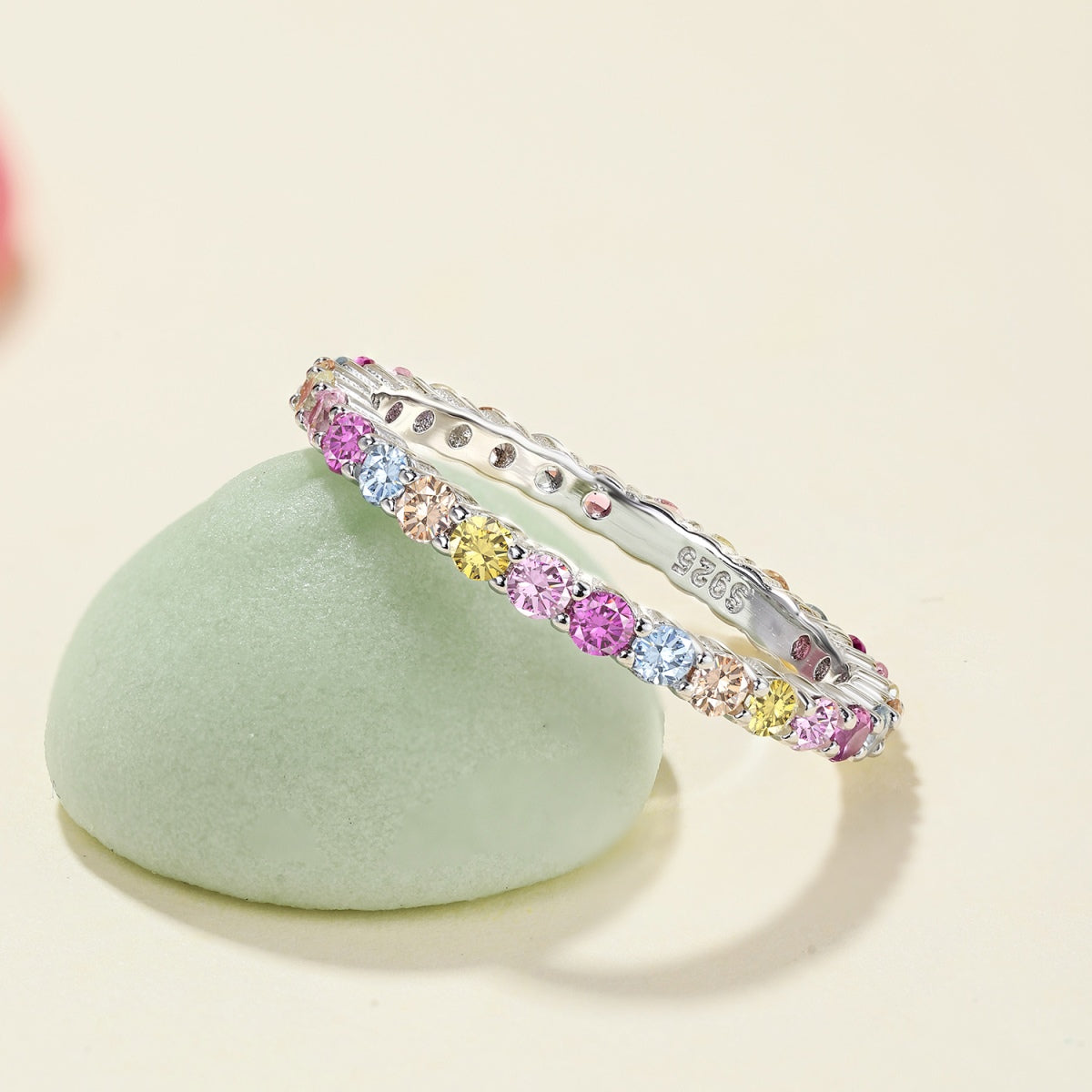 [Kincade Jewelrys]Elegant Vivid Round Cut Daily Ring