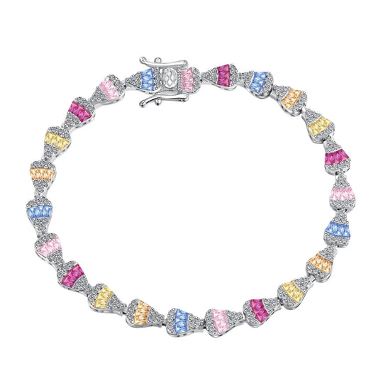 [Kincade Jewelery]Radiant Water Drop Shape Daily Bracelet