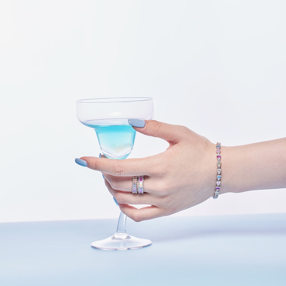 [Kincade Jewelery]Radiant Water Drop Shape Daily Bracelet