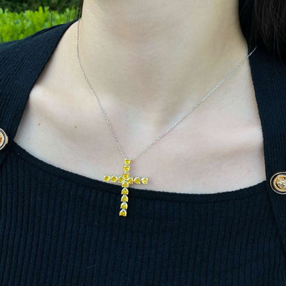 [Kincade Jewelery]Radiant Cross Shape Necklace