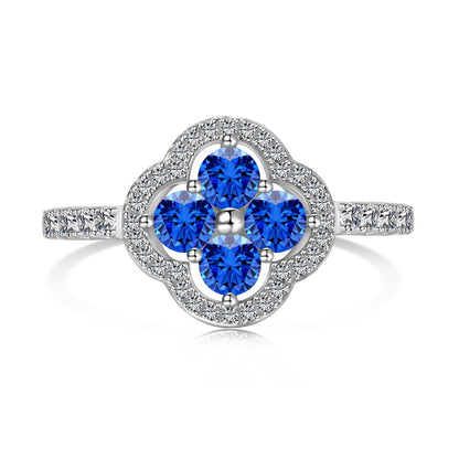 [Kincade Jewelery]Four Leaf Kincade Flower Design Ring