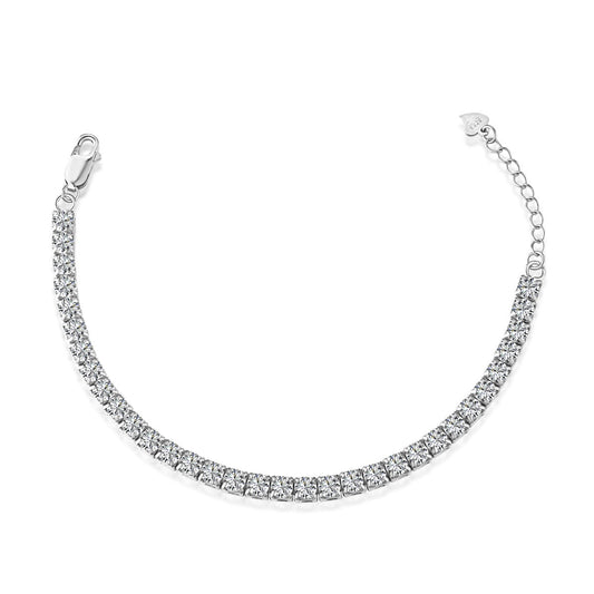 [Kincade Jewelrys]Sparkling Radiant Princess Cut Tennis Bracelet