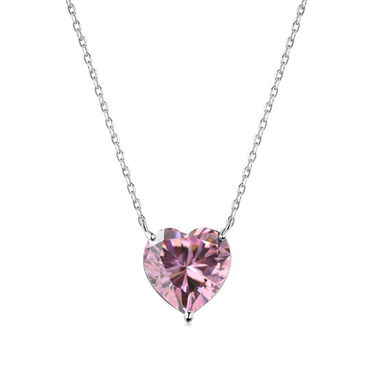[Kincade Jewelrys]6.0 carat Radiant Heart Shape Necklace