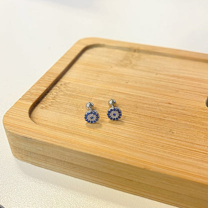 [Kincade Jewelrys]Devil's Eye Ear Bone Nail Earrings