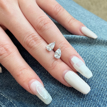 [Kincade Jewelery]Ornate Water Drop Shape Earrings