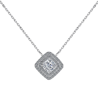 [Kincade Jewelery]Sparkling Asscher Cut Necklace