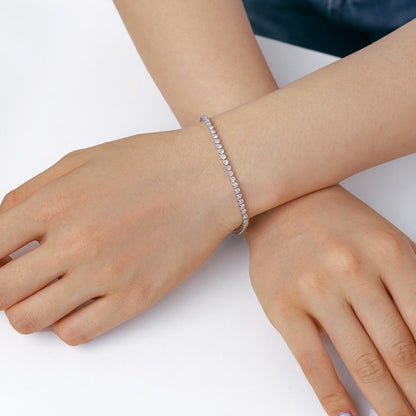 [Kincade Jewelrys]Dazzling Sparkling Round Cut Daily Bracelet