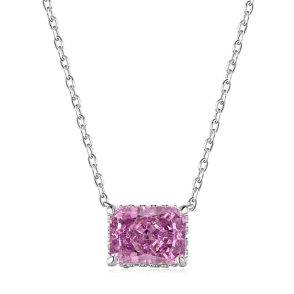 [Kincade Jewelrys]Luxurious Square Shape Colorful Necalack