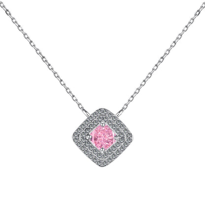 [Kincade Jewelrys]Sparkling Asscher Cut Necklace