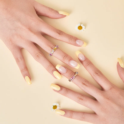 [Kincade Jewelery]Dazzling Polychromatic Multi cut Daily Ring