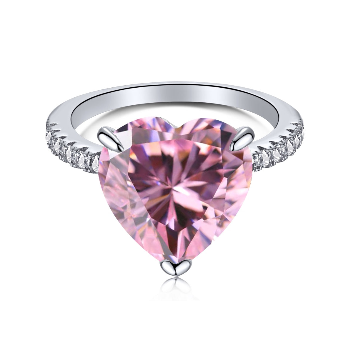[Kincade Jewelrys]6.0 Carat Luxurious Sparkling Romantic Heart Cut Lover Ring