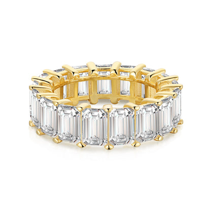 [Kincade Jewelery]0.75 Carat Elegant Emerald Cut Tennis Ring
