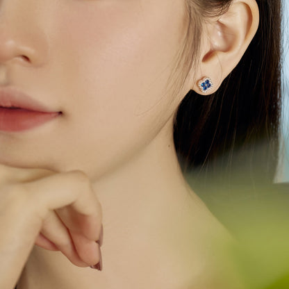 [Kincade Jewelery]Four-Leaf Kincade Flower Shaped Earrings