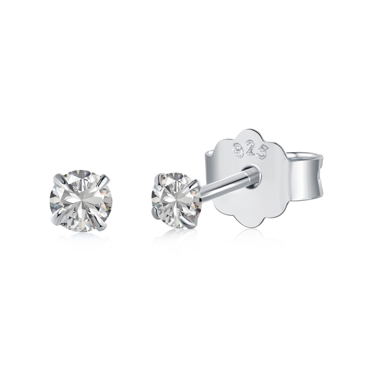 [Kincade Jewelrys]Delicate Solitaire Earrings