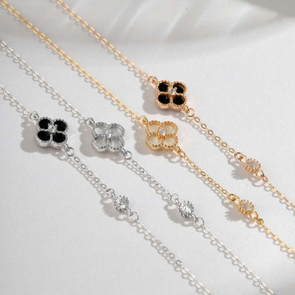 [Kincade Jewelrys]Delicate Four Leaf Clover Bracelet