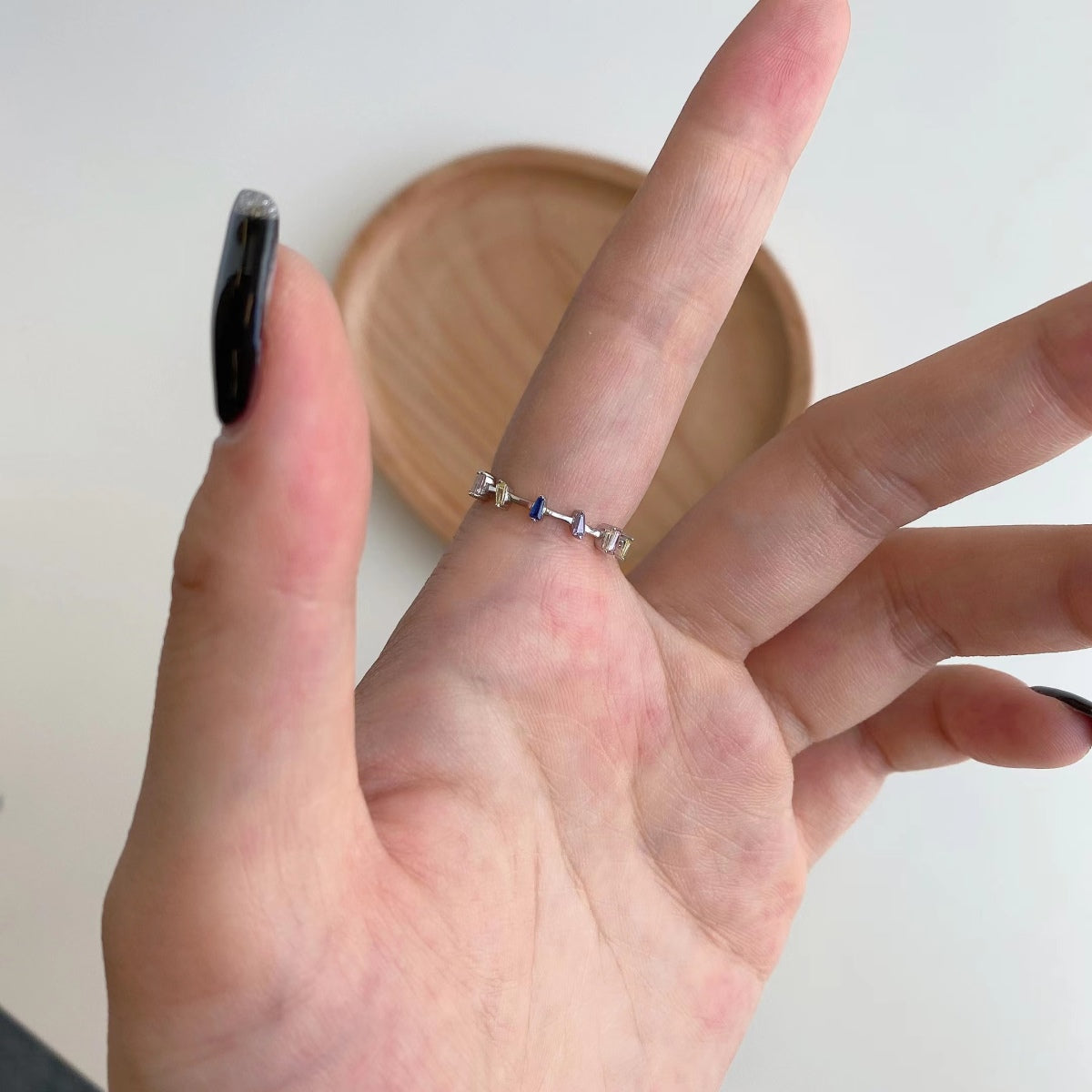 [Kincade Jewelrys]Unique Trapezoid Cut Daily Ring