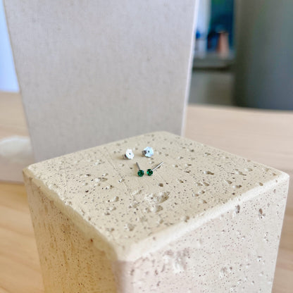 [Kincade Jewelrys]Delicate Solitaire Earrings