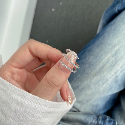 [Kincade Jewelrys]Unique Vibrant Entangle Daily Ring