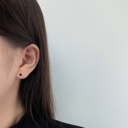 [Kincade Jewelrys]Sparkling Colorful Round Shape Earrings