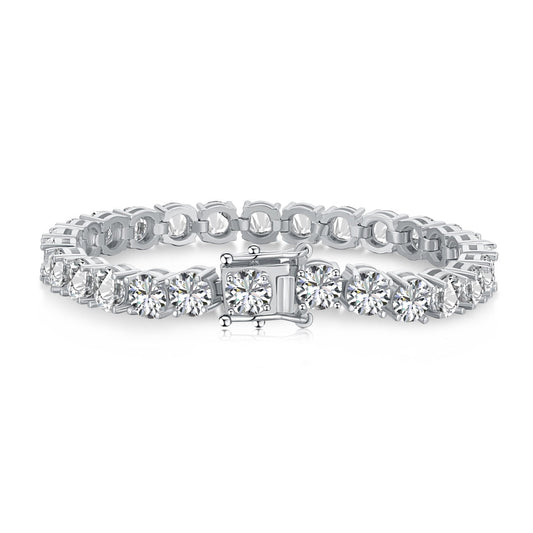[Kincade Jewelrys]0.75 Carat Dazzling Round Cut Wedding Bracelet