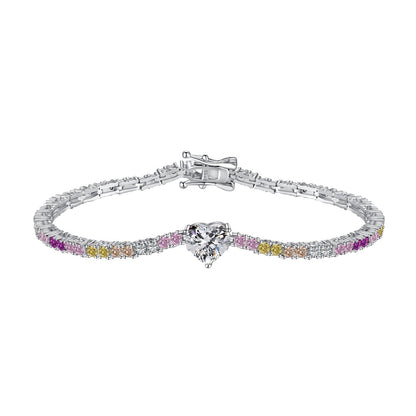 [Kincade Jewelery]Delicate Romantic Heart Shape Lover Bracelet