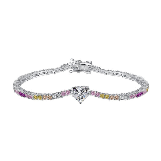 [Kincade Jewelrys]Delicate Romantic Heart Shape Lover Bracelet