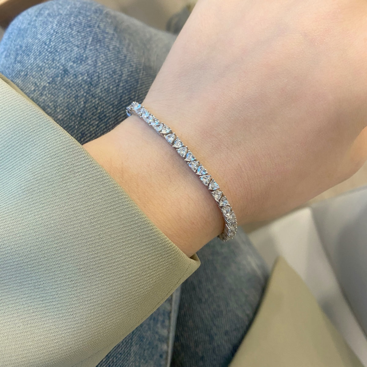 [Kincade Jewelrys]Dazzling Romantic Heart Shape Lover Bracelet