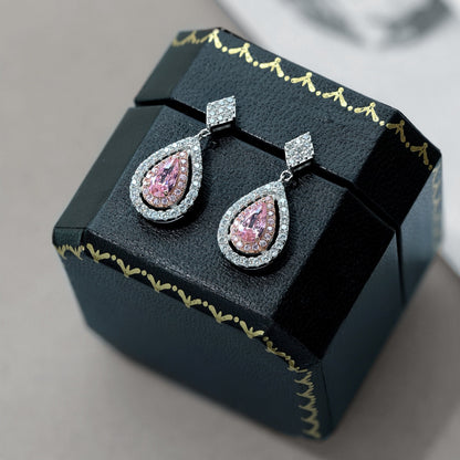 [Kincade Jewelrys]Ornate Delicate Water Drop Shape Banquet Earrings
