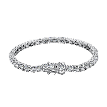 [Kincade Jewelery]Luxurious Ornate Round Cut Tennis Bracelet