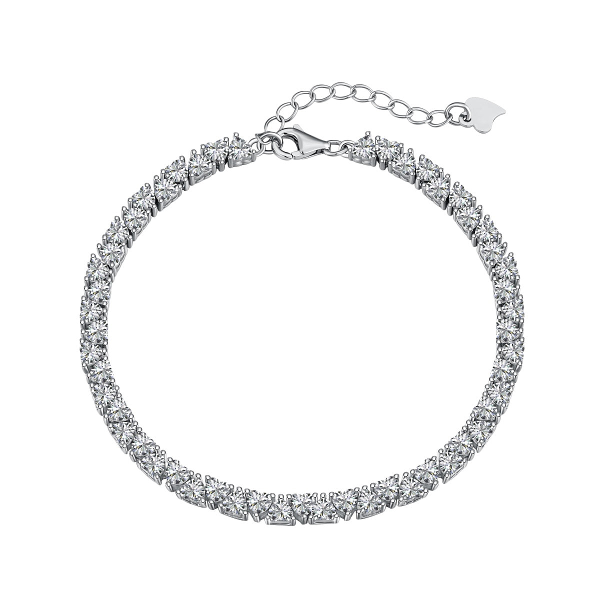 [Kincade Jewelrys]Dazzling Romantic Heart Shape Lover Bracelet
