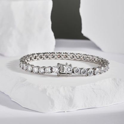 [Kincade Jewelery]Ornate Sparkling Round Cut Wedding Bracelet