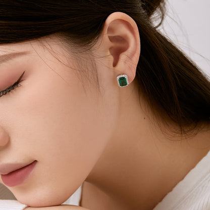 [Kincade Jewelrys]Luxurious Dainty Emerald Cut Banquet Earrings