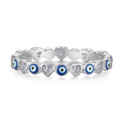 [Kincade Jewelery]Radiant Colorful Round Shape Daily Ring