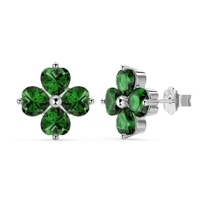 [Kincade Jewelery]Four-Leaf Kincade Ball Earrings