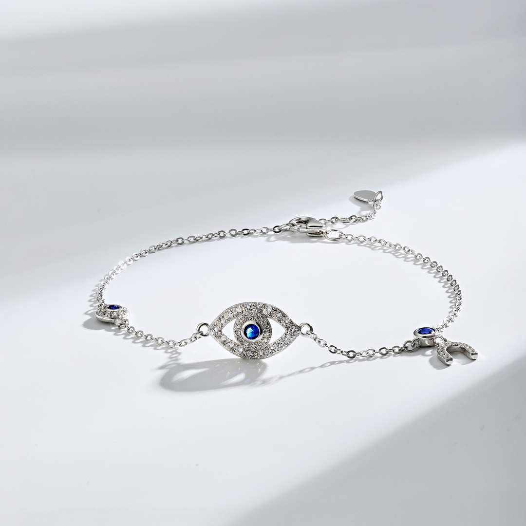 [Kincade Jewelery]Dainty Eye Shape Necklace