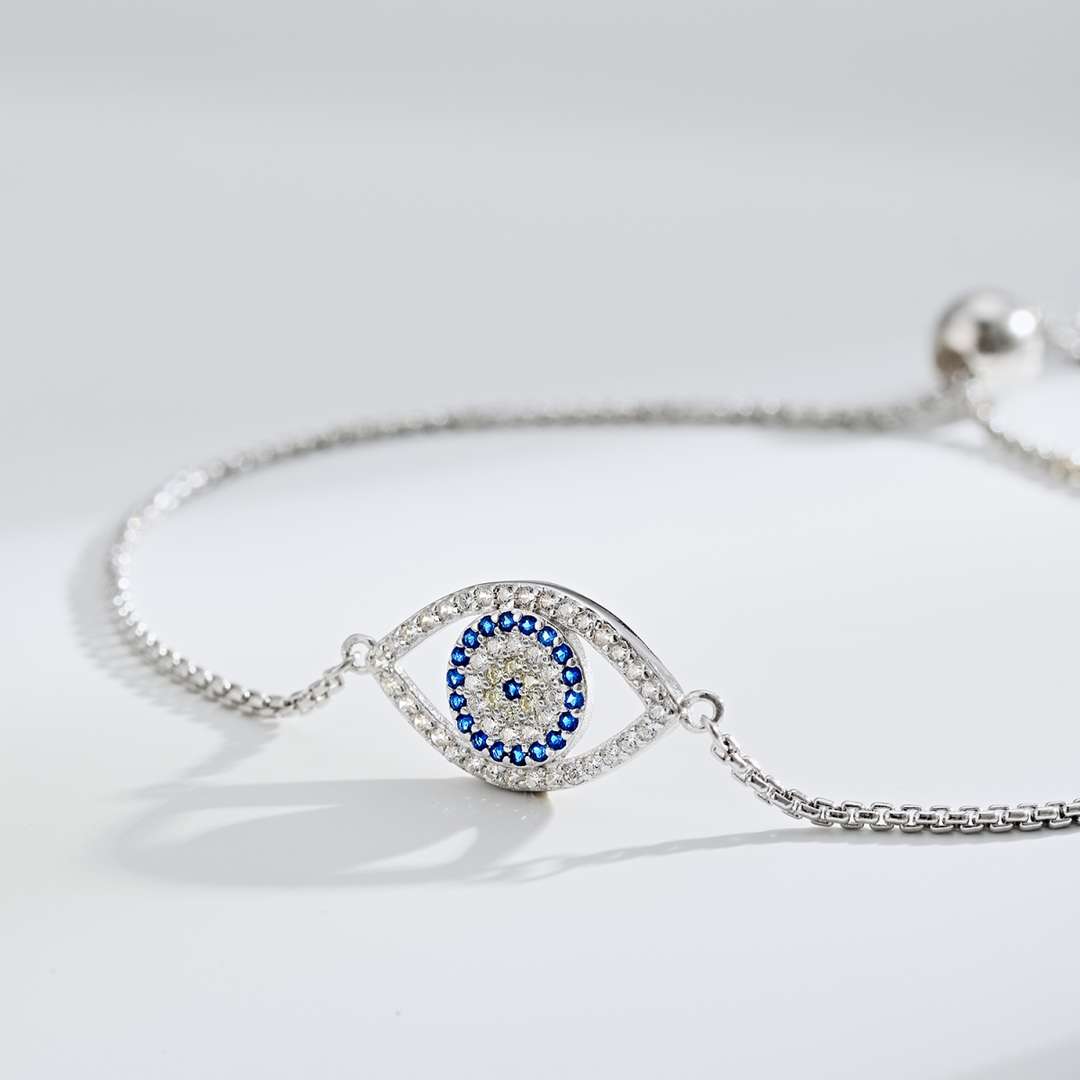 [Kincade Jewelrys]Dazzling Eye Shape Necklace