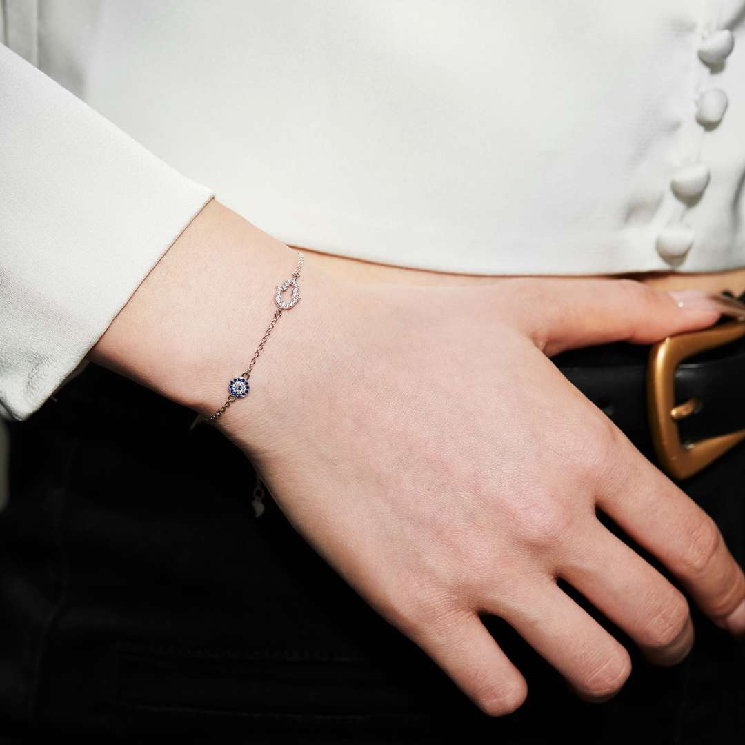 [Kincade Jewelery]Gost Shape & Round Shape Necklace