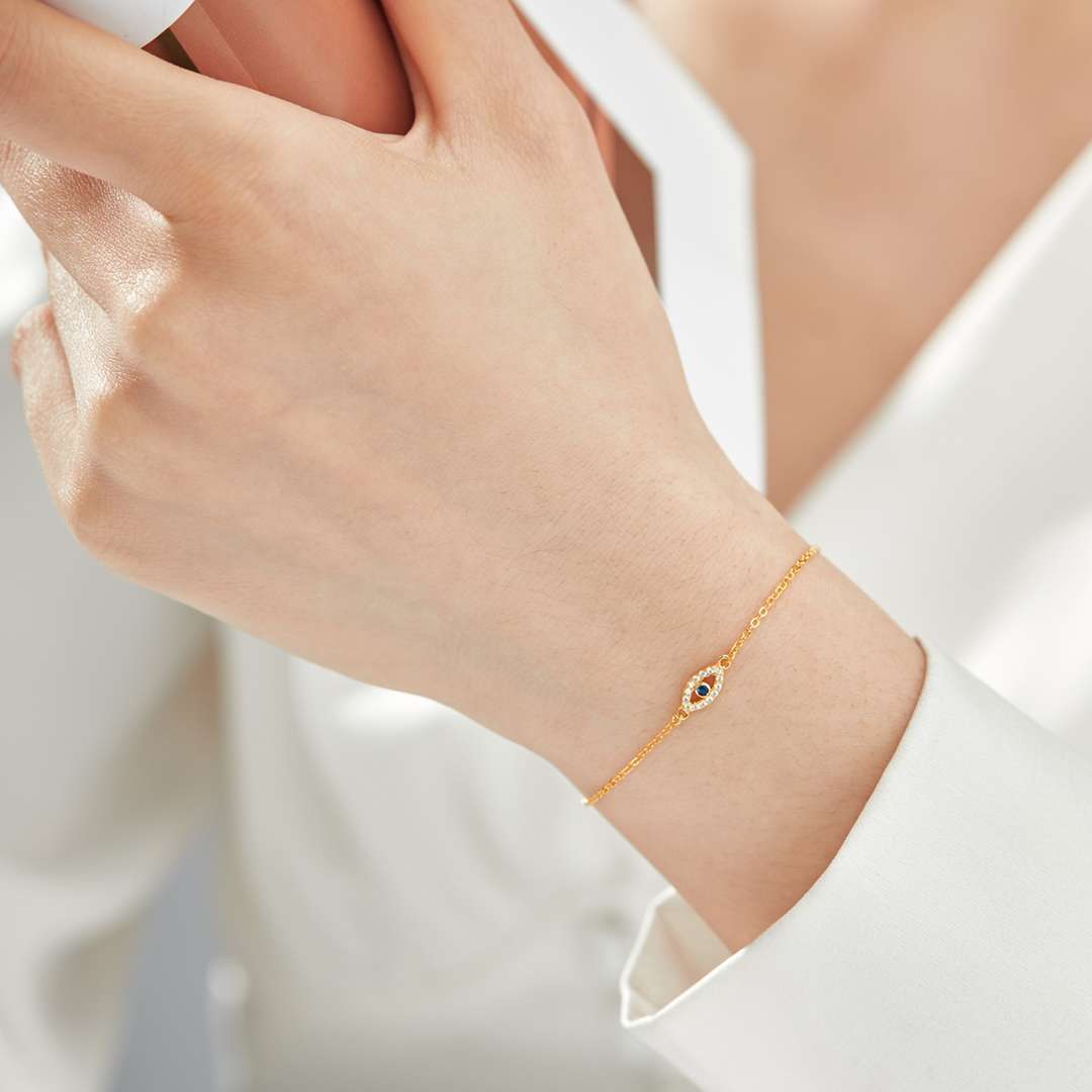 [Kincade Jewelrys]Evil Eye Shape Necklace