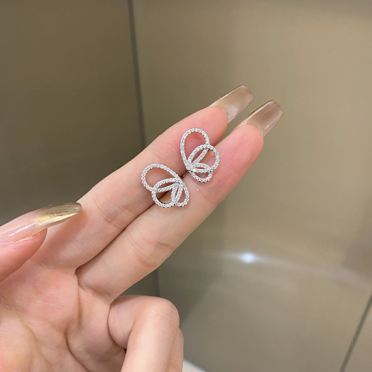 [Kincade Jewelrys]Exquisite Butterfly Shape Earrings