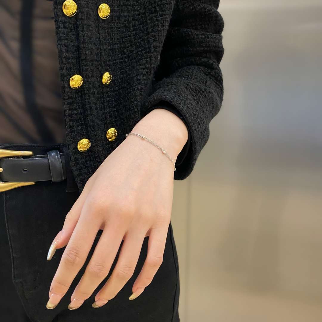 [Kincade Jewelrys]Delicate Bead Double Layer Bracelet