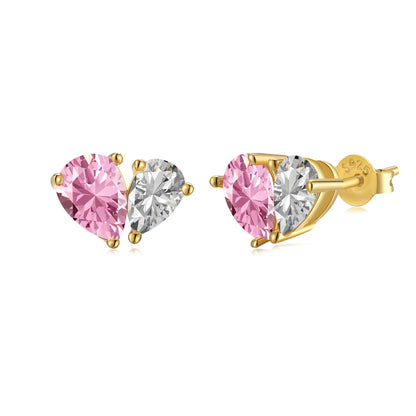 [Kincade Jewelrys]Dazzling Elegant Heart Cut Lover Earrings